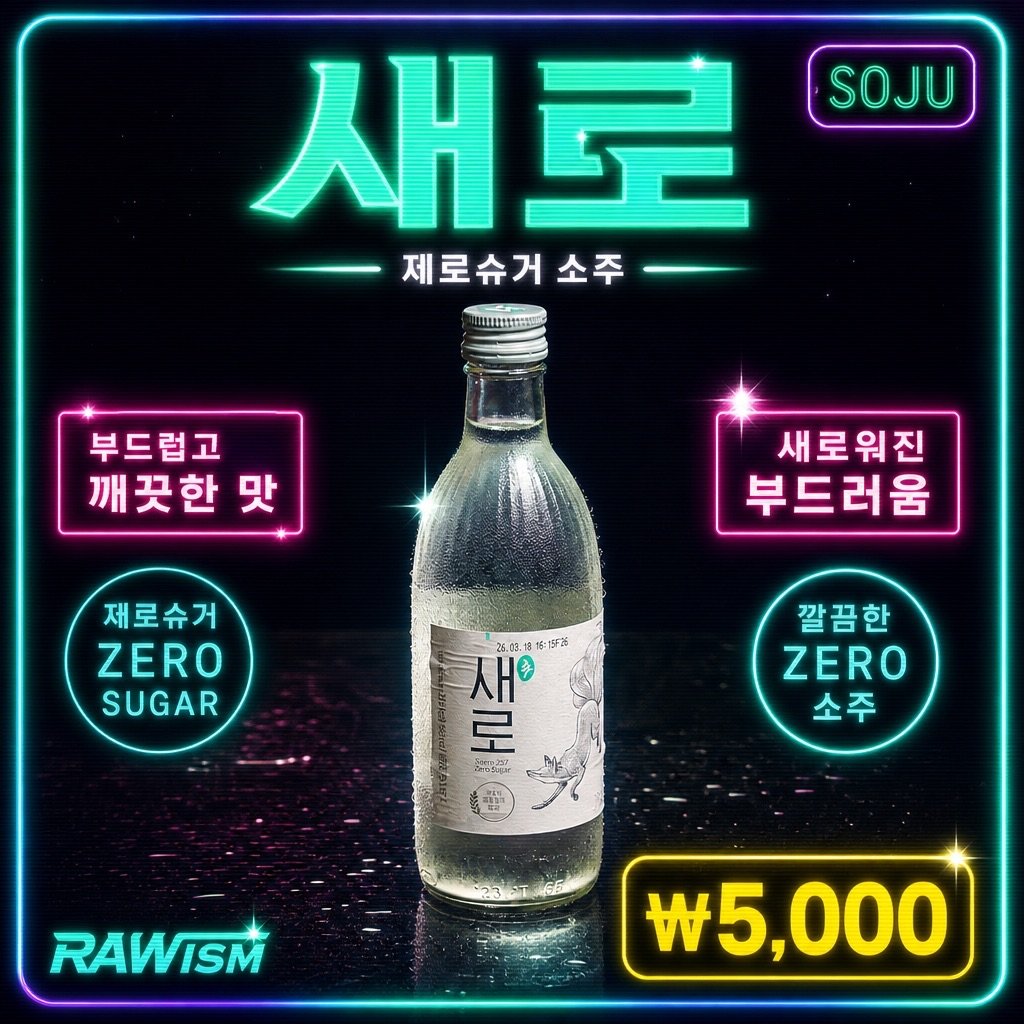 새로 ₩5,000 - RAWISM 연남동 술집
